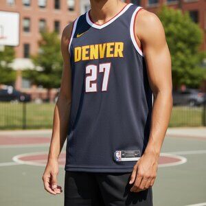 Nike Jamal Murray #27 Denver Nuggets Swingman Jersey Sz 40🏆